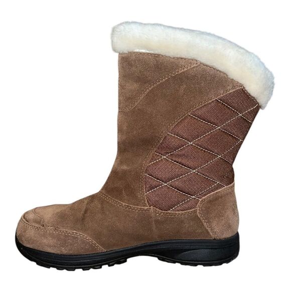 Columbia Womens Ice Maiden Slip Pull-On Boots Chestnut Brown 9.5M EUC - Picture 4 of 10